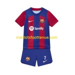 Maillot/Tenue FC Barcelone Ousmane Dembele 7 Enfant Domicile 2023/2024